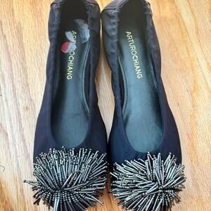 Black Arutro Chiang Ballet Flats